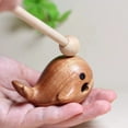 thumbnail image 1 of Wooden Temple Block With Mallet Cute Whale Design Wooden Percussion Musical Toy For Car Dashboard Decoration Rhythm Instrument, 1 of 8