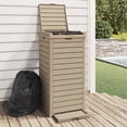 thumbnail image 3 of vidaXL Trash Can Garbage Can Trash Bin for Backyard Outdoor Polypropylene, 3 of 23