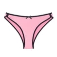 thumbnail image 1 of B91xZ Culotte en Coton pour Femmes Beyondsoft Bikini, Rose TP, 1 of 2