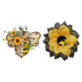 thumbnail image 1 of 2 guirnaldas de flores artificiales para puerta, ventana, decoración de pared, Macarena Corona de primavera, 1 of 8