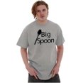 thumbnail image 3 of Big Little Spoons Cute Matching Set Men's Graphic T Shirt Tees Brisco Brands M, 3 of 4