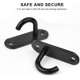 thumbnail image 2 of 4 Pack Screw Hook, 6cm Stainless Steel Ceiling Hook with 8 Screws, Welded Base Hook Screws for Small Ceiling Fans, Wall Sconces and Mosquito Nets, 2 of 5