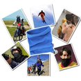 thumbnail image 4 of Unisex invierno al aire libre Color sólido suave grueso polar cuello calentador polaina cubierta sombrero, 4 of 4