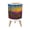 Color 2, variant on Small Trash Can with Lid Western Cowboy Cowboy Hat Boots Cow Skull Southwestern 1.8 Gallon Dog Proof Trash Can Round Garbage Can Waste Bin Wastebasket for Bathroom Bedroom Living Room