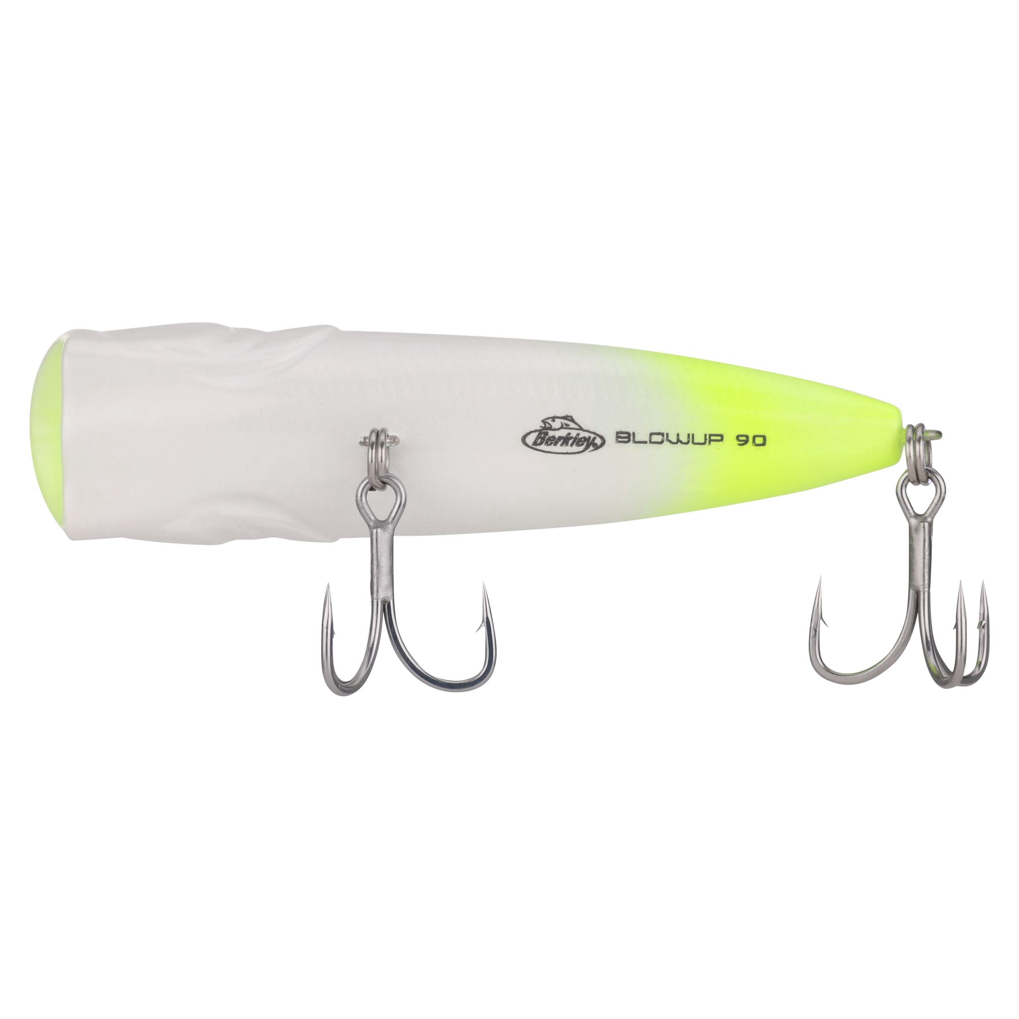 Berkley BlowUp Fishing Lure, 3.5 in, Pearl White/Chartreuse (1-count)