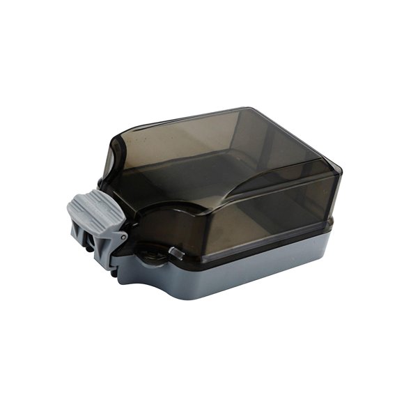 86 Tipo Enchufe de interruptor de pared Caja de panel de placa frontal Caja de panel de pared Impermeable IP66 Protector de cubierta de interruptor negro transparente Sunnimix Cubierta del interruptor