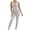 Gray, variant on Women's One-piece Sport Yoga Jumpsuit Running Fitness Workout Tight Pants Outwear