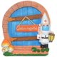 thumbnail image 1 of Puerta de hadas de jardín, mini puertas de hadas, ventanas de hadas, Pixie en miniatura, elfo, suministros de paisaje de jardín en miniatura Feliz Sencillez, 1 of 5