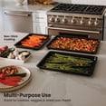 thumbnail image 5 of Thyme & Table Nonstick Sheet Pan 3-Piece Set - Black, 5 of 14