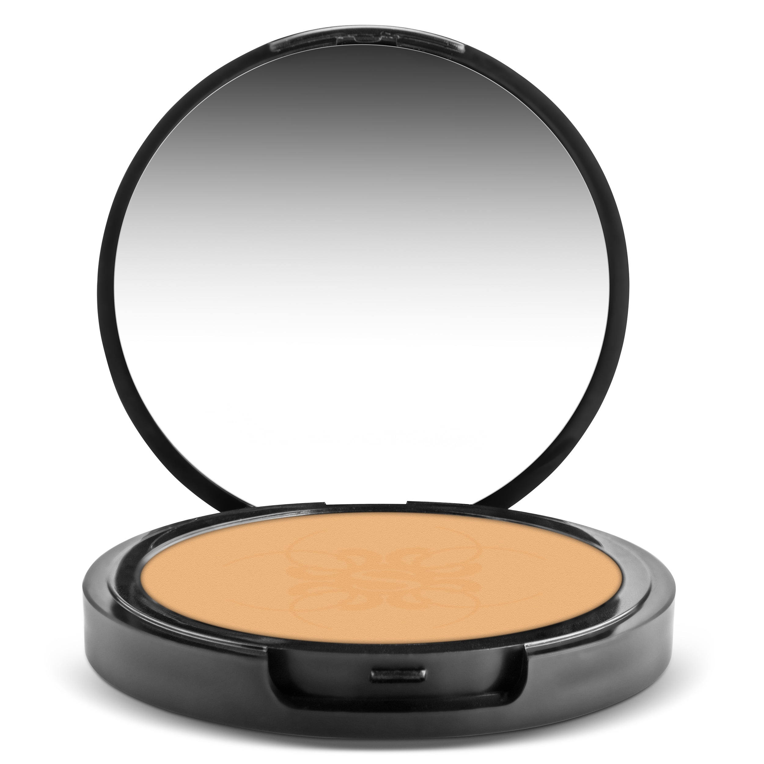 SHANY Two Way Compact Pressed Powder Foundation, Wet and Dry Formula, Talc Free, Paraben Free, Made in USA - Honey
