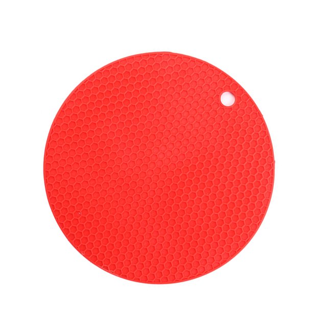 Billuyoard Posavasos para taza, taza de silicona para cocina, manteles individuales resistentes al calor, almohadillas de aislamiento térmico, manteles Cocina y Comedor Rojo Billuyoard HA083153-03