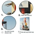thumbnail image 3 of Designart "De Stijl-Inspired Landscape Of The Ocean" Ocean Floater Framed Wall Decor, 3 of 5
