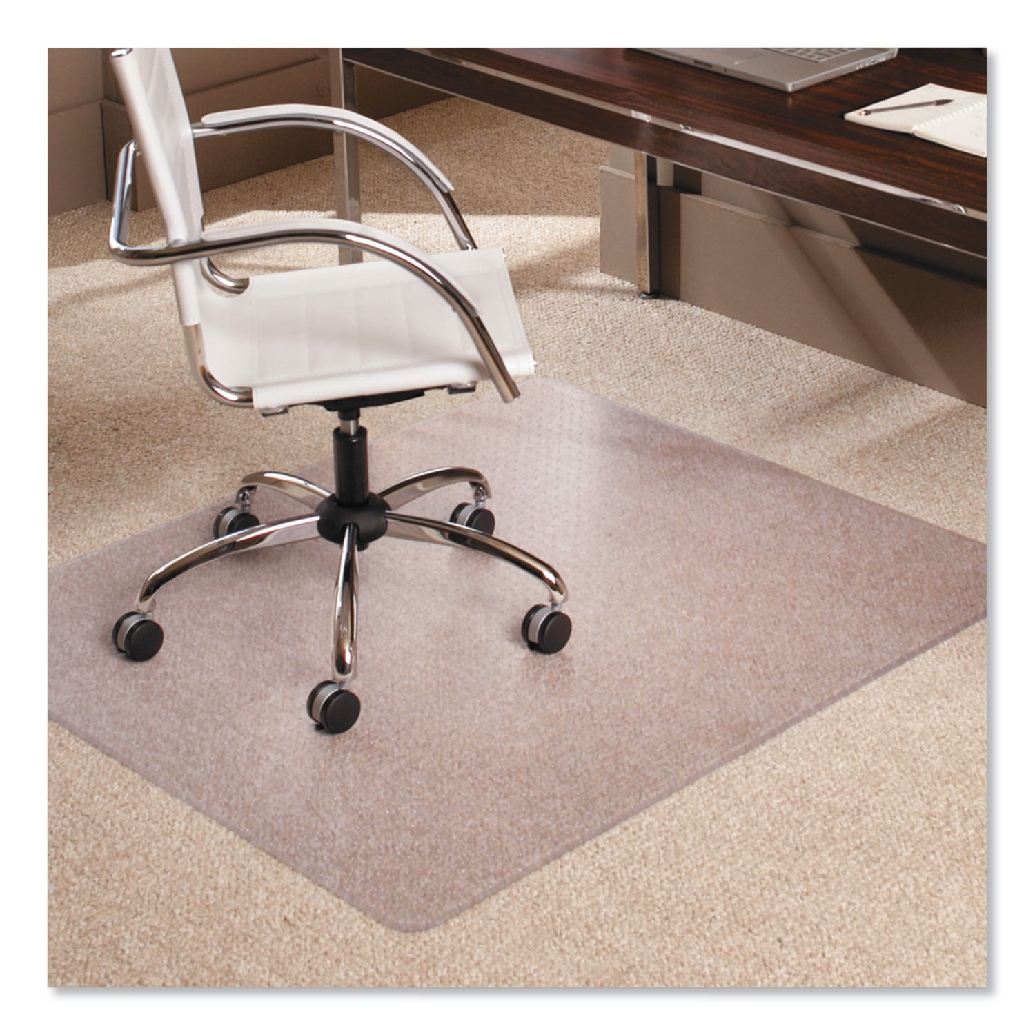 HD Chair Mat Crystal Clear for Low and Medium Pile Carpets 40 X 48 
