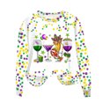 thumbnail image 5 of Jjayotai Womens Mardi Gras Sweatshirt, Oversized Crewneck Sequin Long Sleeve Casual Pullover Tops, Suit for Parade Multicolor L, 5 of 5