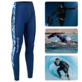 thumbnail image 1 of Pantalones Alta Elasticidad Largos Rashguards Natación Con Protección Solar Al Aire Libre (mujeres XL Oscuro) Azul, 1 of 9