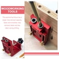 thumbnail image 4 of 1 set Pocket Hole Jig doble 15 grados Guía de perforación portátil Herramienta de trabajo de madera, 4 of 5