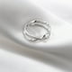 thumbnail image 2 of Sonducket Anillo de apertura para mujer, decoración de perlas geométricas de Metal, anillos de moda, decoraciones para novia, joyería para mujer, Ropa, zapatos y accesorios Miscelánea Plata Sonducket  AP016138-02, 2 of 5