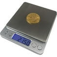 thumbnail image 1 of Optima Home Scales TI-2001 Titanium Stainless Steel Platform Large Pocket Scale - 2000 x 0.01 g, 1 of 1