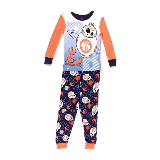 Pijama LEGO Star Wars BB-8 Blanco Naranja Talla 4