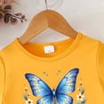 thumbnail image 5 of CYRBOKO Toddler Girls Outfit Sets, Printed Short Sleeve Casual Elastic Waist T-Shirts and Pants Orange Size 2-3 T, 5 of 5