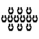 thumbnail image 1 of 12x soportes de Clips para tacos de billar Clips de billar suministros de piezas regalo del Día del Padre de hija hijo para deportes adultos, 1 of 9