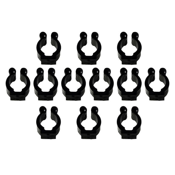 12 Uds Clips para tacos de billar Clips de localización de tacos estante de tacos negro regalos del Día para papá soportes de billar para