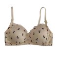 thumbnail image 7 of MDUKONU Women’s Bras Women's Double Support Wireless Bra, Full-coverage Wirefree Bra Beige M, 7 of 7
