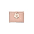 thumbnail image 3 of Cartera de estudiante sencilla, dulce, fresca y linda con flores, estilo japonés y coreano, billetera corta de tres pliegues, 3 of 6