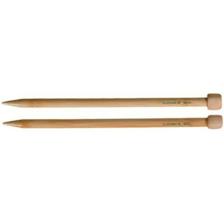 UPC: 0051221204081 | Clover Bamboo 9 Single Point Knitting Needles 1 Each