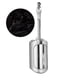 thumbnail image 2 of Cepillo de inodoro Soporte de cepillo de ABS de acero inoxidable Accesorios de limpieza de baño antideslizantes, Plateado Kearding HA000210-03, 2 of 6