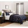 thumbnail image 3 of Chanasya Ultra Soft Sakura Tree 2-Piece Reversible Bedding Twin Duvet Cover Set - Luxurious Brushed Microfiber Comforter Cover - Zipper Closure (1 Duvet Cover & 1 Pillowcase ) Indigo - Twin, 3 of 3