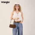 thumbnail image 6 of Wrangler Women Vintage Shoulder Bag Crossbody Hobo Purse with 2 Detachable Straps, Coffee, 6 of 7