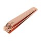thumbnail image 1 of Cortauñas simple de 1 pieza para mujeres y hombres tono dorado rosa, 1 of 6