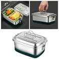 thumbnail image 1 of Fiambrera de material acero inoxidable - Fiambrera , para niños y adultos, contenedor de alimentos, en bolsas de almuerzo y trabajo, apta para lav 1200ml 2 perfecl contenedor de almuerzo, 1 of 8
