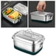 thumbnail image 3 of Caja Bento de Acero Inoxidable - Metal, Para Niños y Adultos, Contenedor de Alimentos, Cabe en 1200ml 2 Nivel 2, 3 of 9