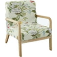 thumbnail image 1 of Housse de Chaise Moderne Mi-Siècle Imprimée Extensible pour Fauteuil de Lecture Housses de Chaise de Salon (Fleur), 1 of 6