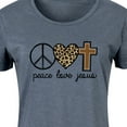 thumbnail image 3 of Instant Message - Peace Love Jesus - Women's Any Way Dress, 3 of 6