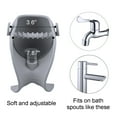 thumbnail image 4 of Bath Spout Cover, Bathtub Tub Faucet Cover - Kids Bathroom Accessories Protector for Baby - Soft Silicone - Gray Sea Lions, 4 of 7