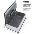 thumbnail image 2 of Book Safe with Combination Lock Dictionary Diversion Book Portable Safe, Great for Storing Money (Black, Medium), 2 of 5