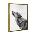 thumbnail image 4 of Stupell Industries Wolf in Bathroom Splash Animals & Insects Painting Gold Floater Framed Canvas Art Print Wall Art, 17 x 21, 4 of 10