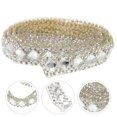 thumbnail image 3 of LEEYNEER 1 Roll Self Adhesive Rhinestone Ribbon Bling Rhinestone Roll DIY Clothing Craft, 3 of 8