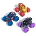 thumbnail image 2 of Monster Jam, Marvel Mini 1:87 Scale Monster Truck 3-Pack (Black Panther, Captain America, Iron Man), 2 of 9