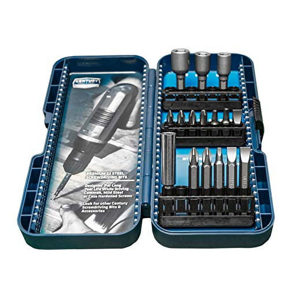 Century Drill & Tool 69016 16 Piece Screwdriver Bit Set