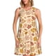 thumbnail image 1 of Easygdp Fall Leaves para Vestido Transpirable de Mujer, Vestido Suelto de Manga Corta con Pliegues y Bolsillos para el Verano, 1 of 7