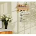 thumbnail image 3 of Portallaves De Pared Perchero Organizador Moderno Decoración Modelo Roble, 3 of 4