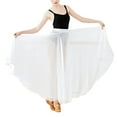 thumbnail image 2 of YM YOUMU Women 720 Degrees Full Circle Long Swing Chiffon Sheer Wrap Dance Skirt for Modern Dance Photographs, 2 of 2