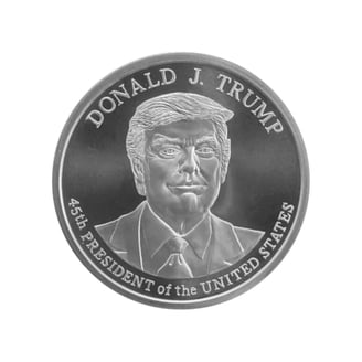 Money Metals Mint Collection: 1 oz .999 Pure Silver Donald Trump