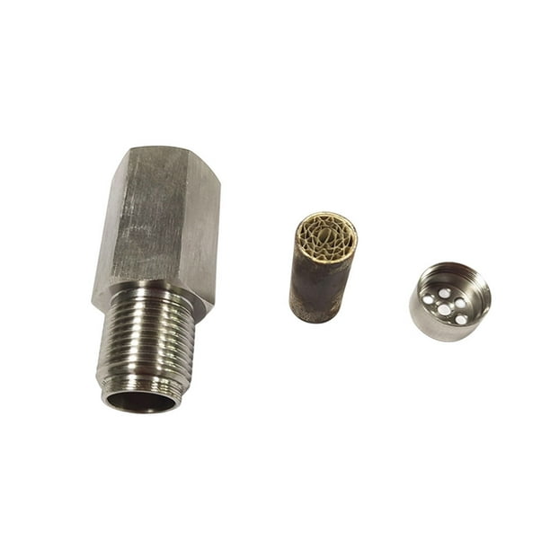 Riwesomey Extensor de Sensor de oxígeno O2 para coche, tornillo de extensión espaciador M18x1.5, adaptador convertidor catalítico de acero inoxidable Vehículos, repuestos y accesorios Mis