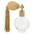 thumbnail image 6 of QIFULL Portable Vintage Glass Perfume Spray Bottle with Round Flat Design and Tassel Pump, 6 of 8