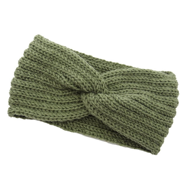 Diadema de ganchillo Minnieouse para El cabello Pasto verde elástica suave